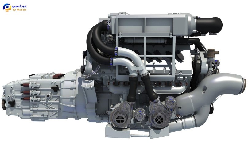 Двигатель w18 Bugatti