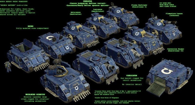 Танк носорог вархаммер