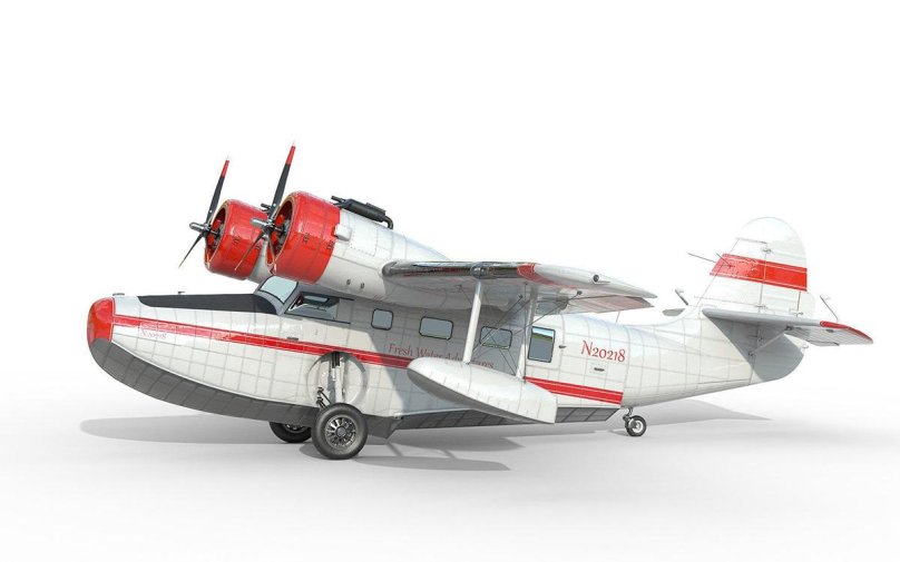 Grumman g-21 Goose 3d model free