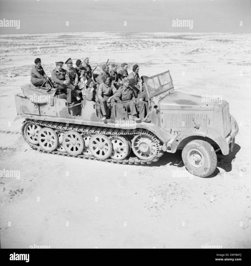 Немецкий полугусеничный тягач SD KFZ 8