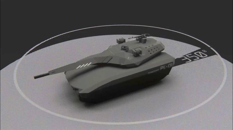Польский концепт-танк pl-01