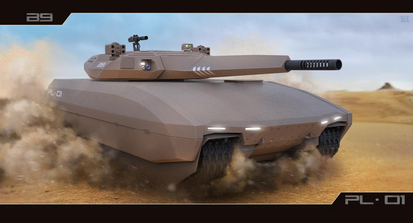 Pl 01 танк