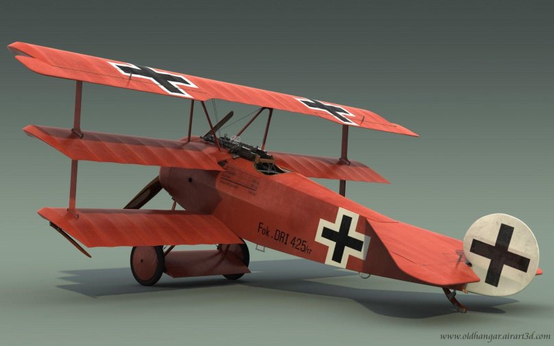 Красный Барон Fokker Dr.1