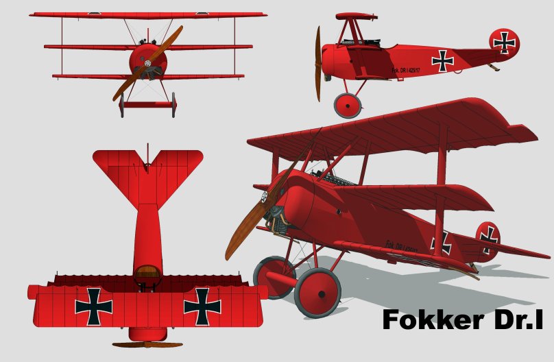 Красный Барон Fokker Dr.1