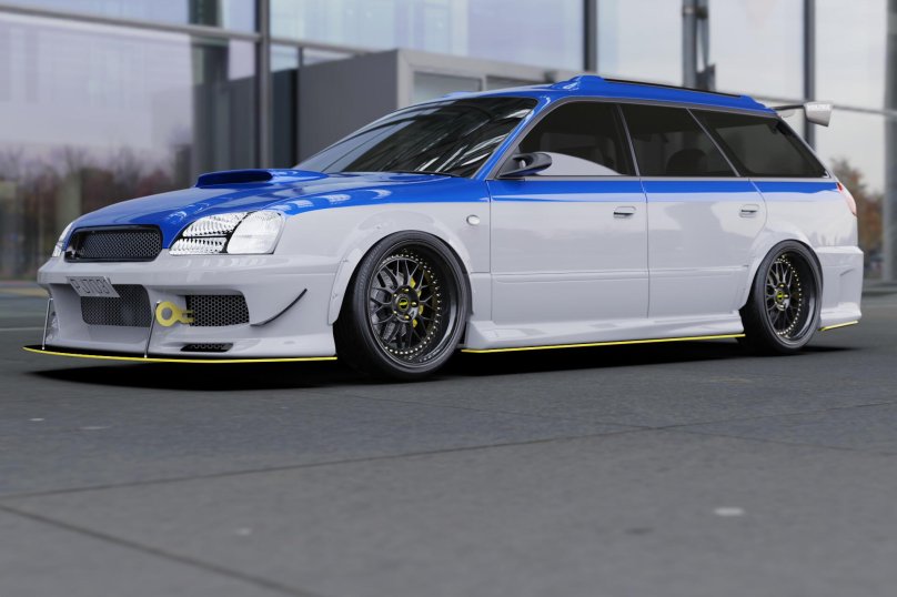 Subaru Legacy bh5 stance