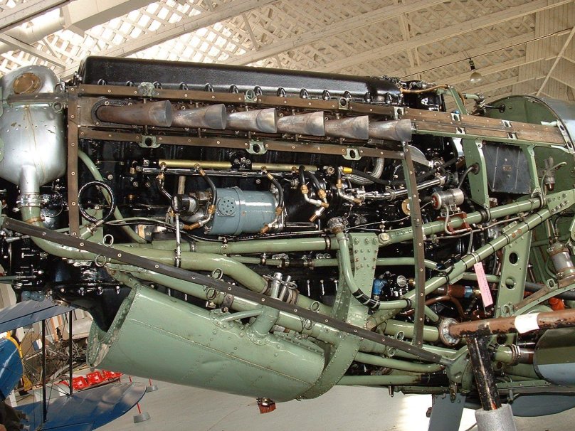 Супермарин Спитфайр двигатель