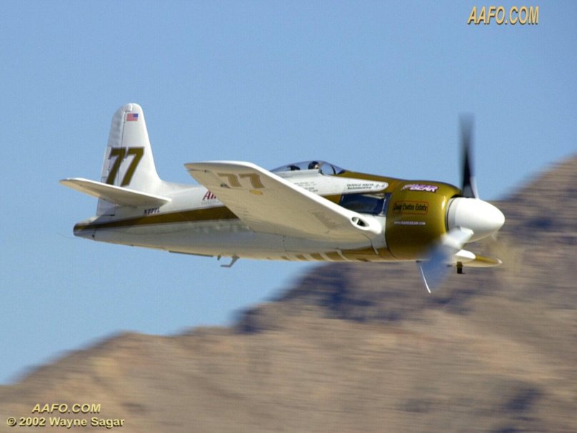 Гоночный самолет Grumman f8f-2 Bearcat