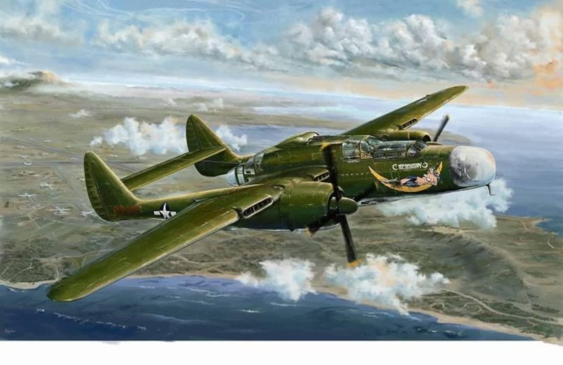 Great Wall Hobby 1/48 Northrop p-61a "Black Widow"