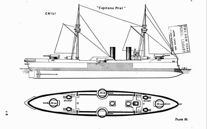 Броненосец Капитан ПРАТ Чили