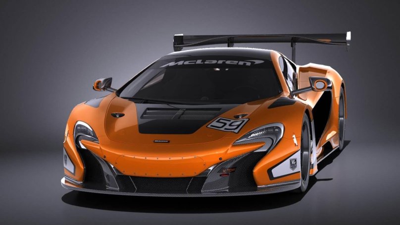 MCLAREN 650s gt3 3d model