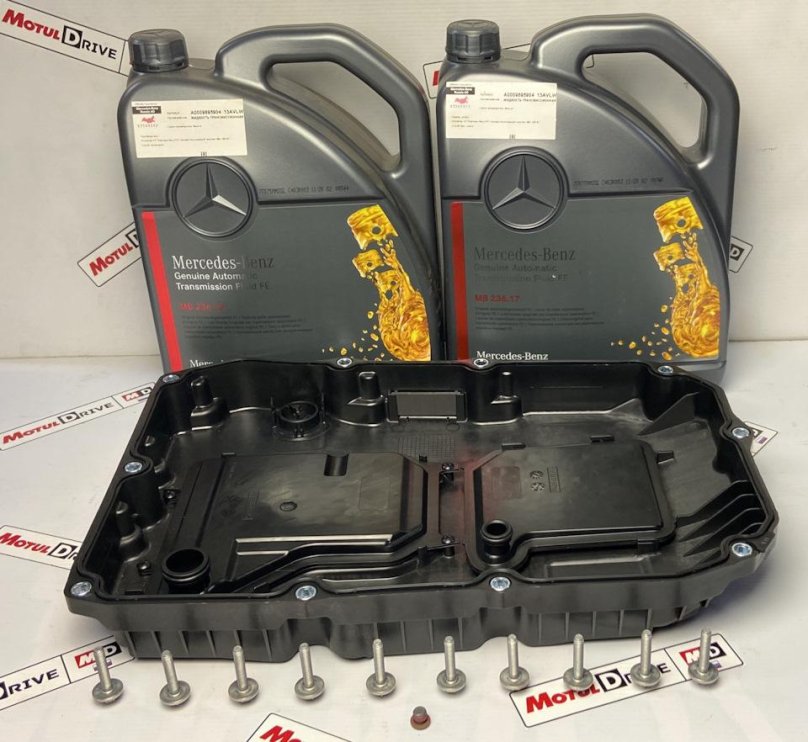 Замена масла в АКПП Мерседес 9 ступенчатая