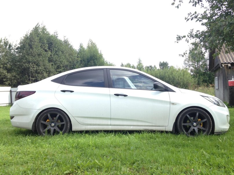 Hyundai Solaris занижение -30