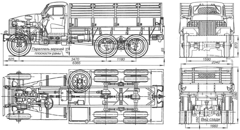 Студебеккер us6 чертежи