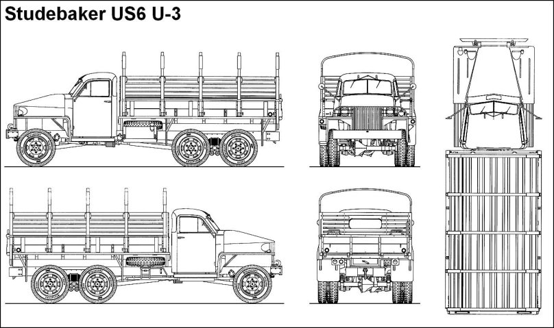 Студебеккер us6 чертежи
