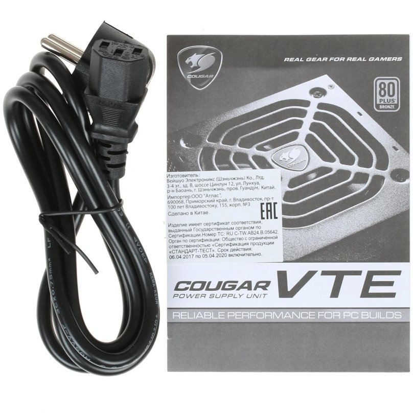 Блок питания cougar vte400