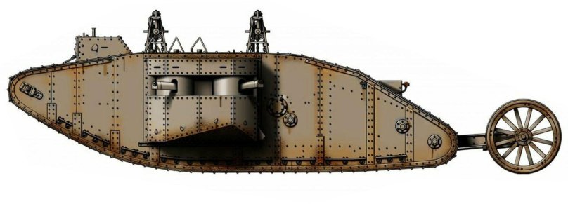 Марк 1 танк самка