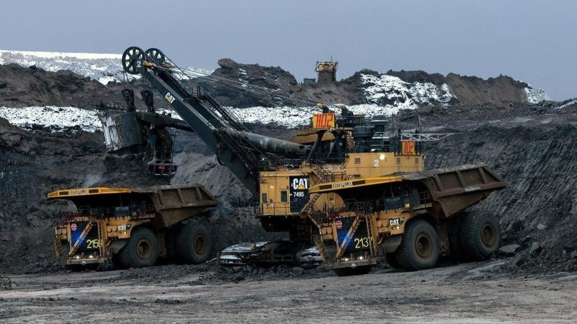 Катерпиллер карьерный самосвал 797f