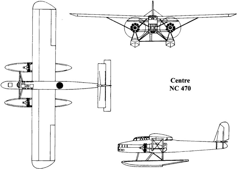 Опытная летающая лодка-разведчик SNCAC NC.420