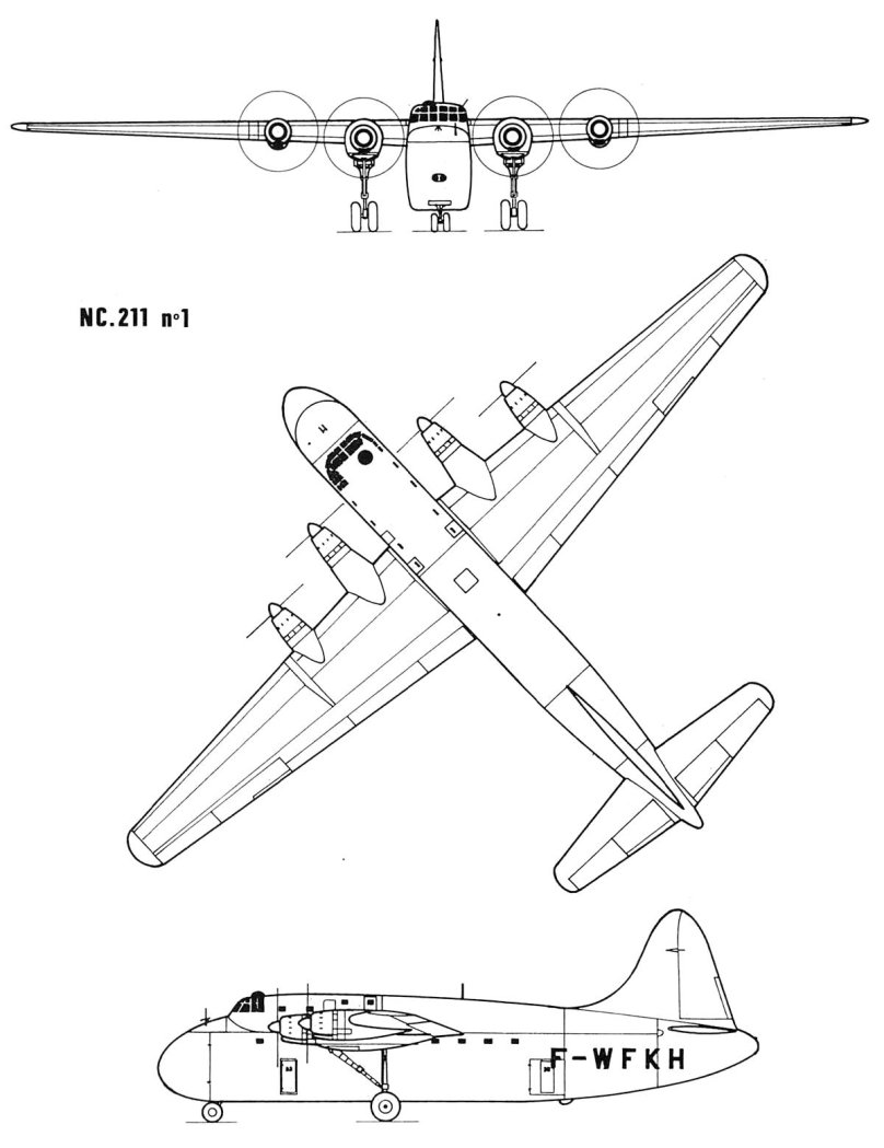 Farman (SNCAC) NC-223.4.схемы сборки