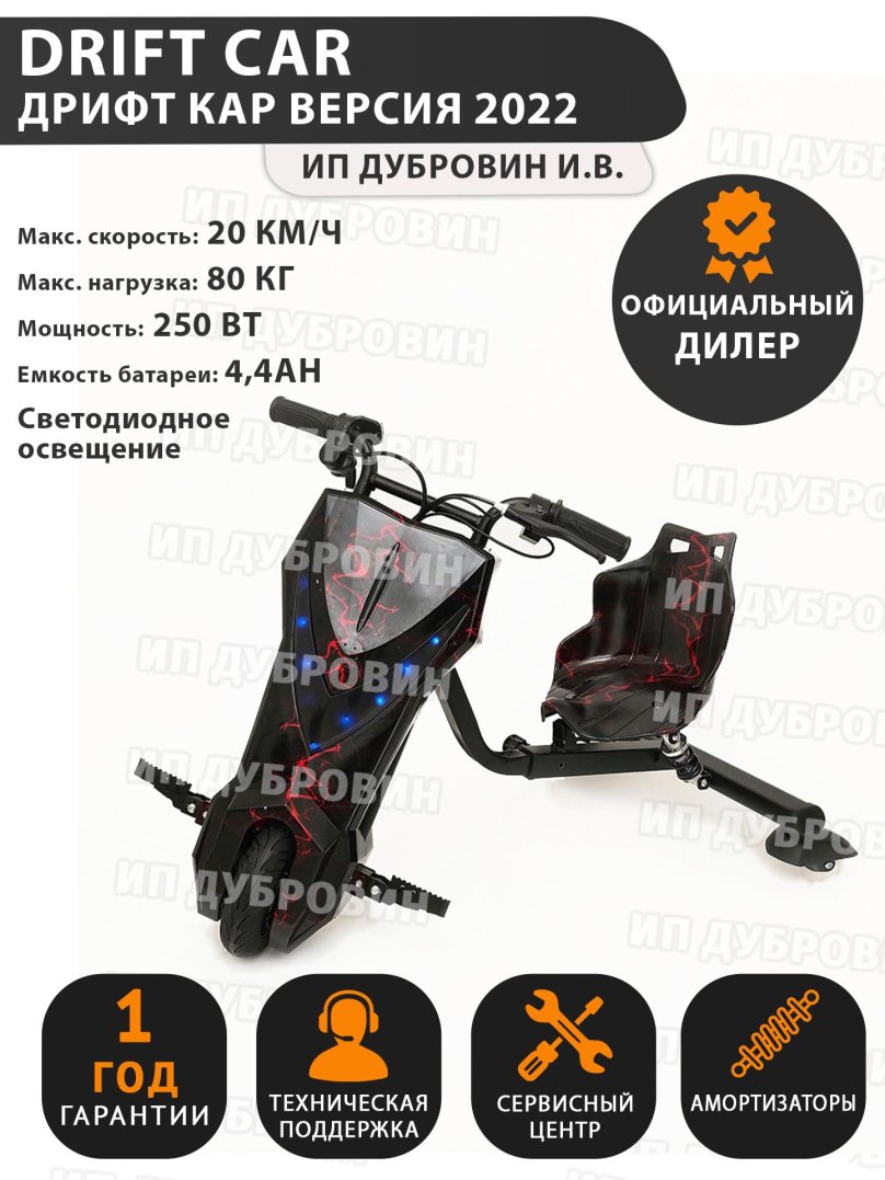 Электроскутер для дрифта Razor POWERRIDER 360