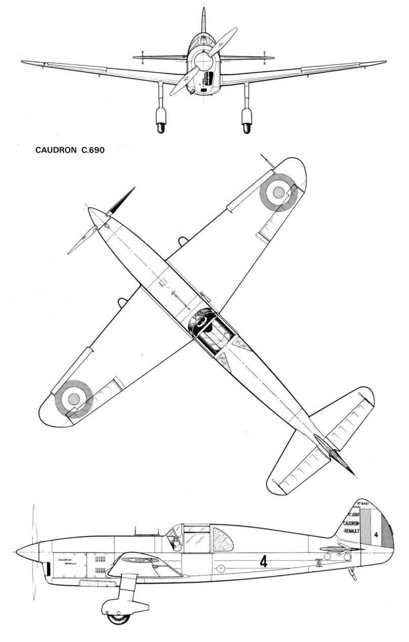 Самолет Кодрон схема