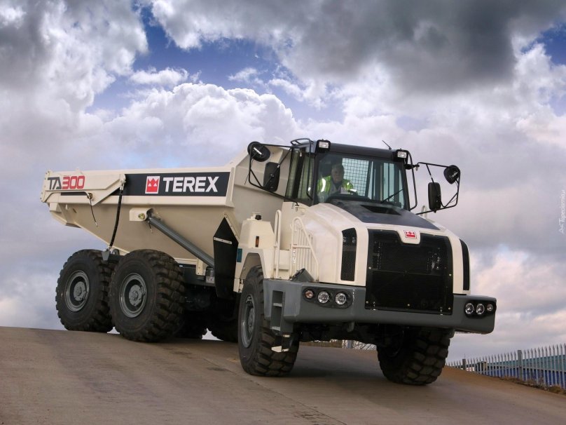Сочленённый самосвал Terex