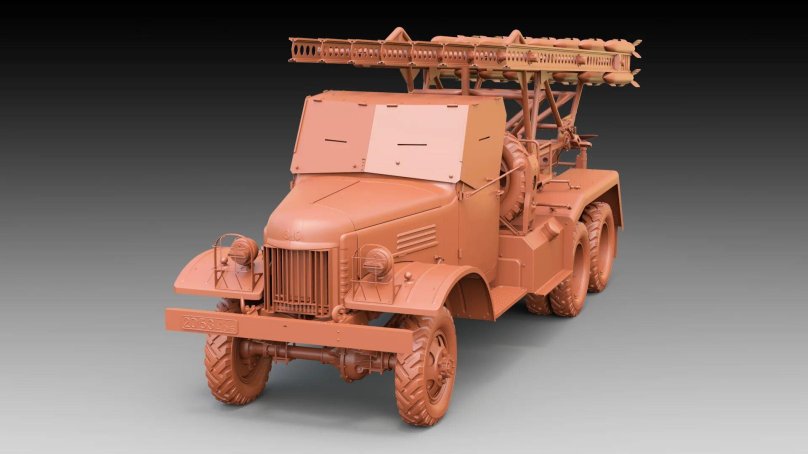 3д модель БМ 13