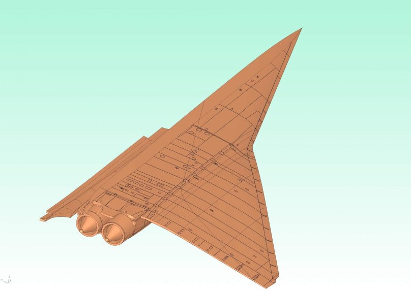14402 ICM 1/144 Советский сверхзвуковой пассажирский самолет Tupolev-144д