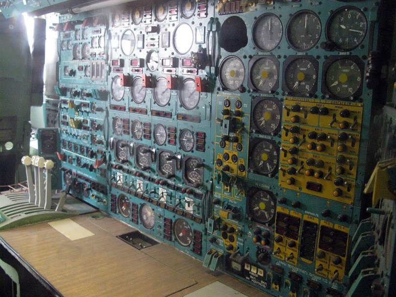 Ту 144 Cockpit
