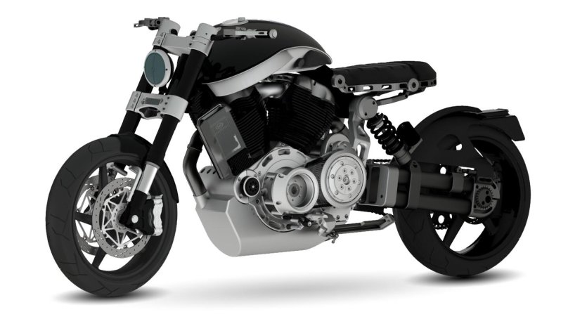 Мотоцикл из авиационного алюминия