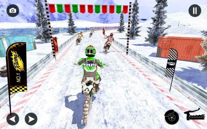 Snowbike Racing игра
