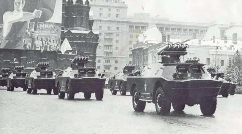 БРДМ-2 ПТУР на парадах СССР В Москве