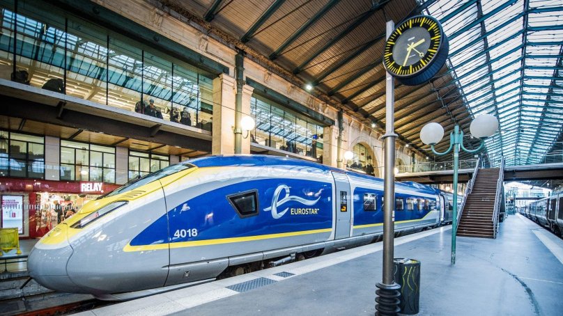 Eurostar поезд Париж Лондон