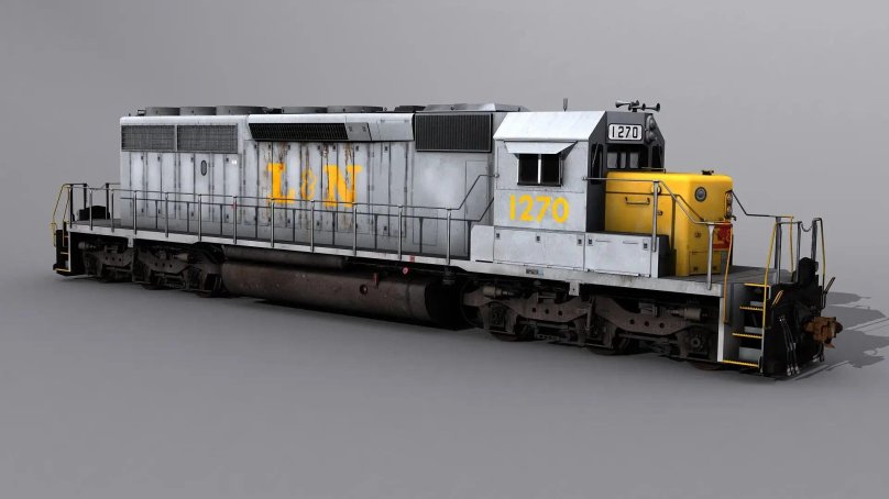 EMD sd40-2 чертеж