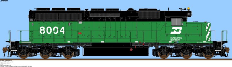 EMD sd40-2 чертеж