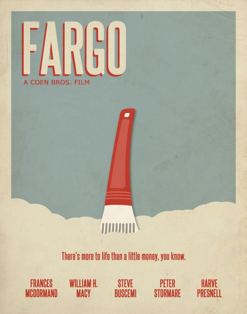 Фарго сериал минималистичный Постер