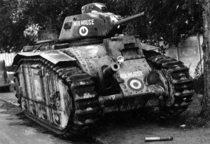 Французский танк б1 бис