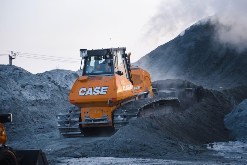 Case 1650 отвал