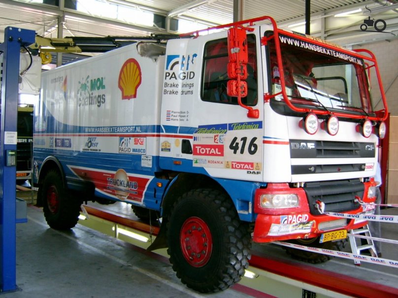 DAF CF Truck Hans Bekx Paris Dakar Rally near Mint in Box