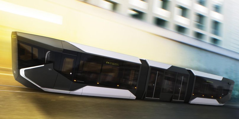 Трамвай Russia one r1