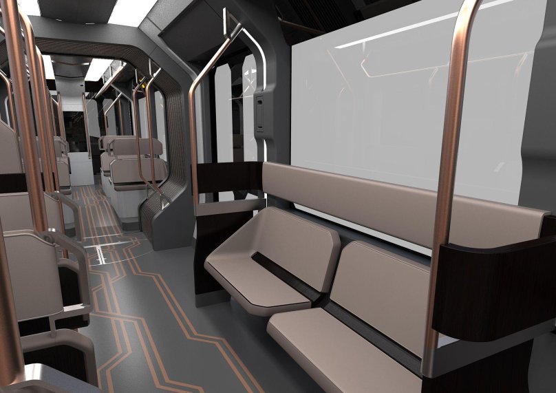 Трамвай r1 кабина