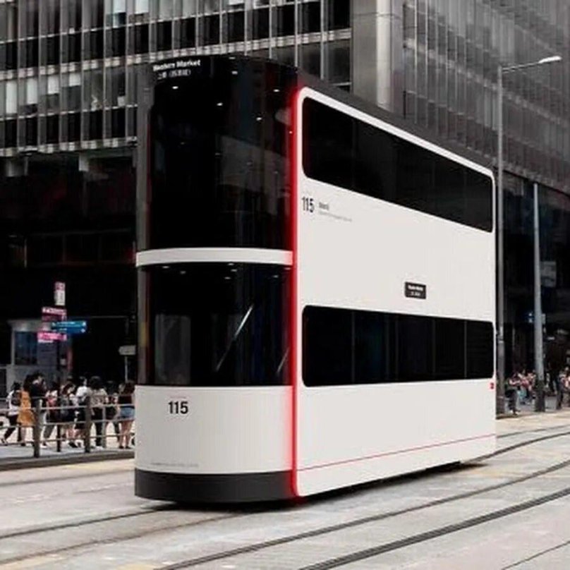 Double-Decker driverless tram