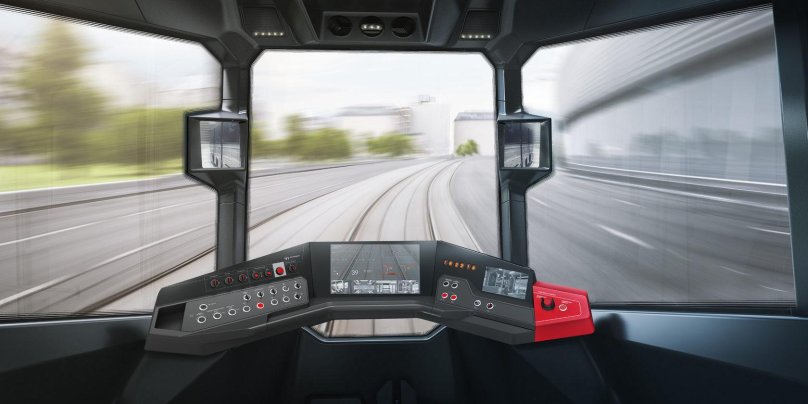 Трамвай r1 кабина