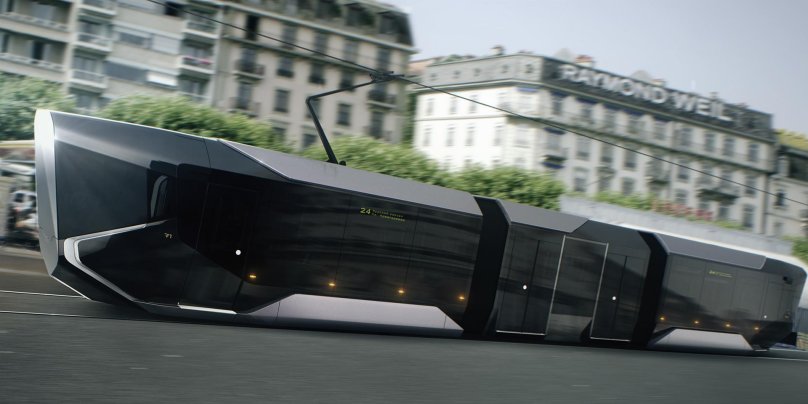 Концепт трамвая r1