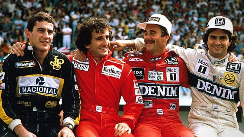 Ален прост и Айртон Сенна