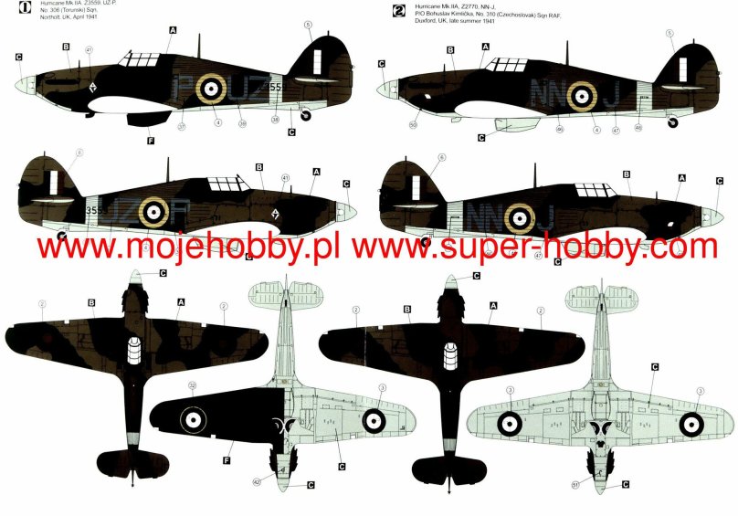 Hurricane MK I Allied Squadrons