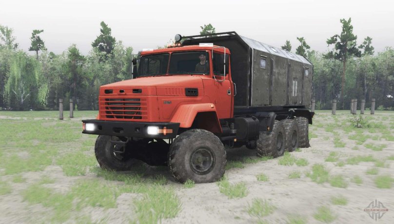 Новый КРАЗ С кунгом