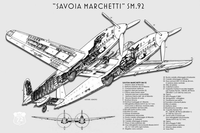 Самолёт Savoia-Marchetti sm92