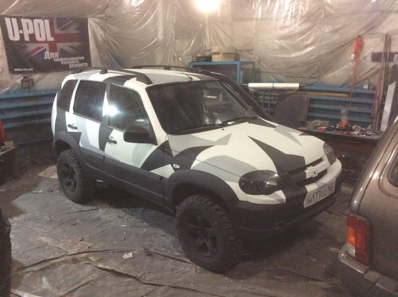 Chevrolet Niva камуфляж