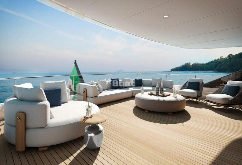 Яхта Benetti Oasis 40m план палуб